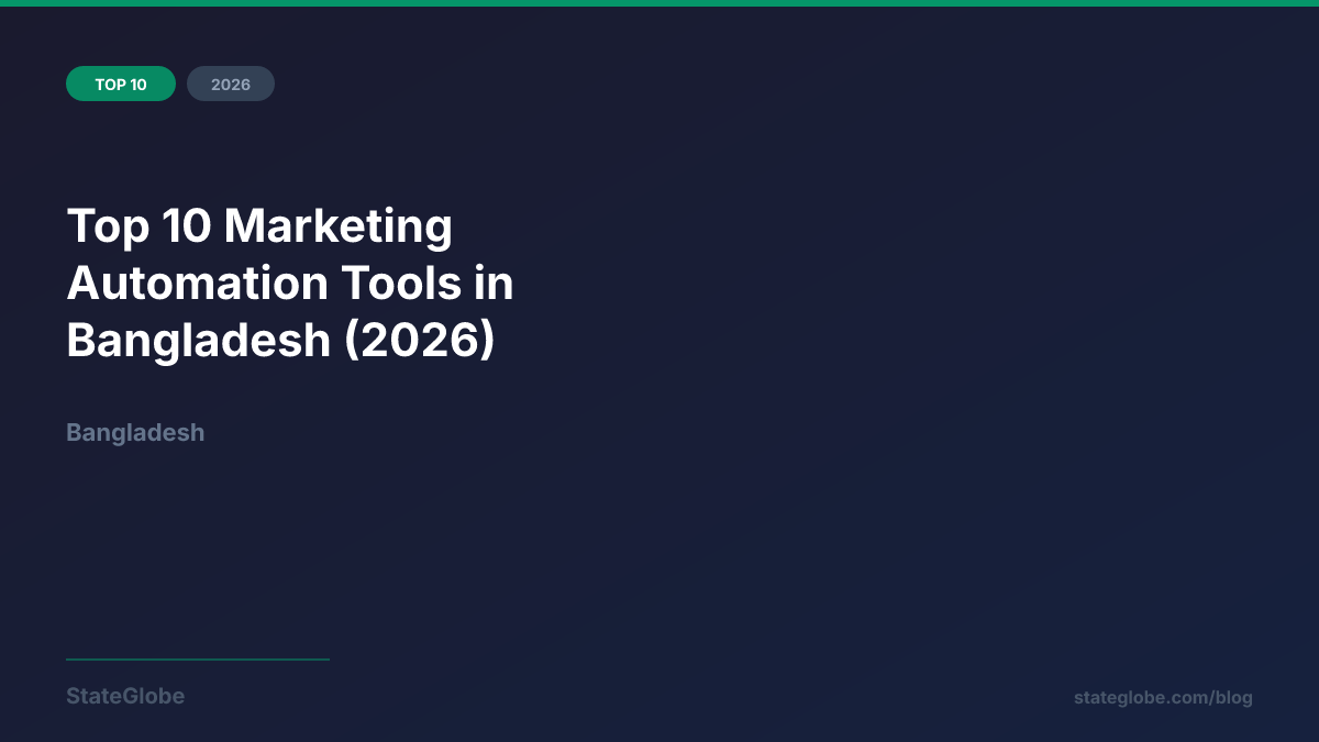 Top 10 Marketing Automation Tools in Bangladesh (2026)