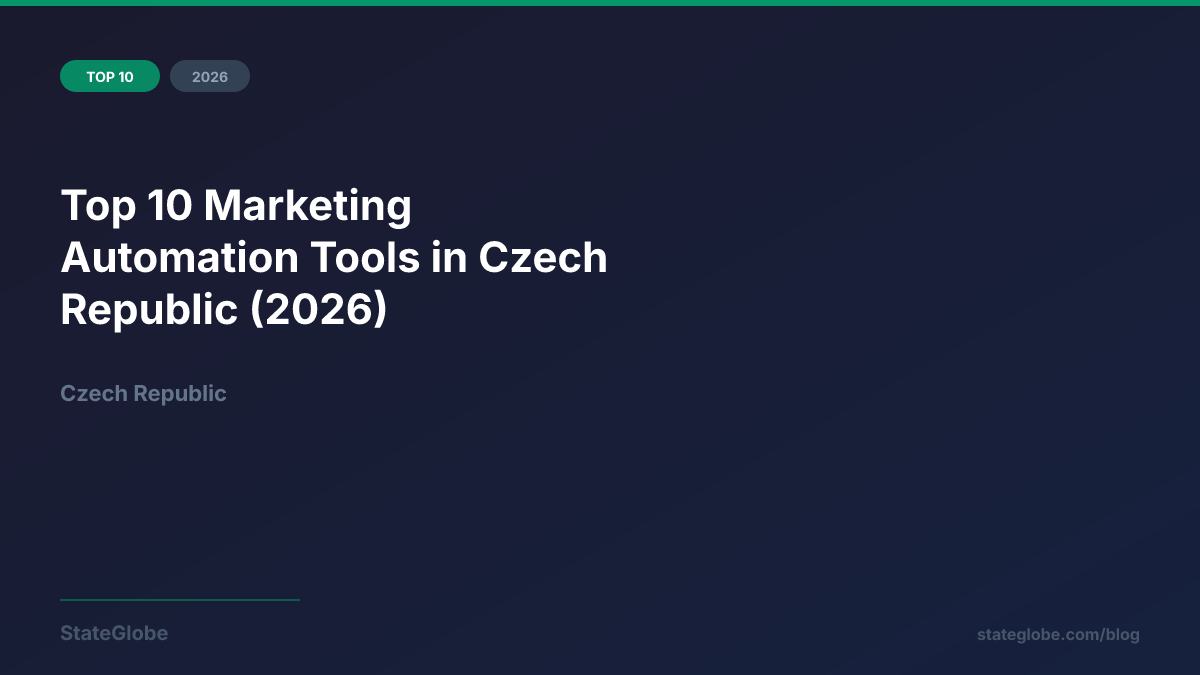 Top 10 Marketing Automation Tools in Czech Republic (2026)