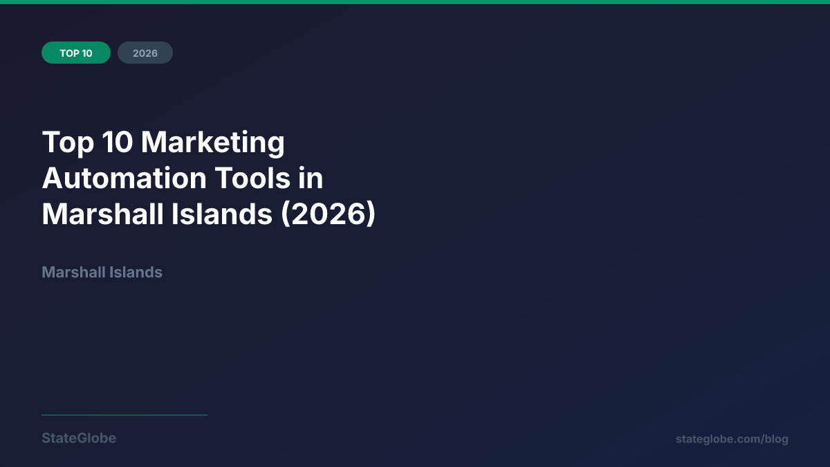 Top 10 Marketing Automation Tools in Marshall Islands (2026)