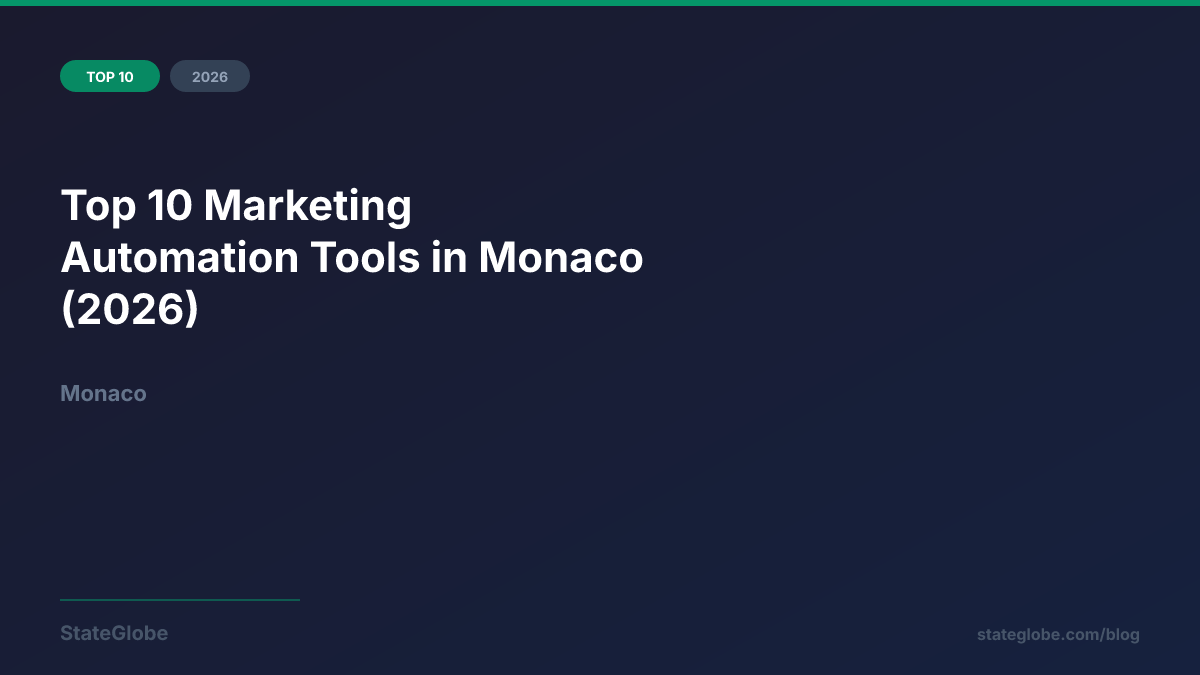 Top 10 Marketing Automation Tools in Monaco (2026)