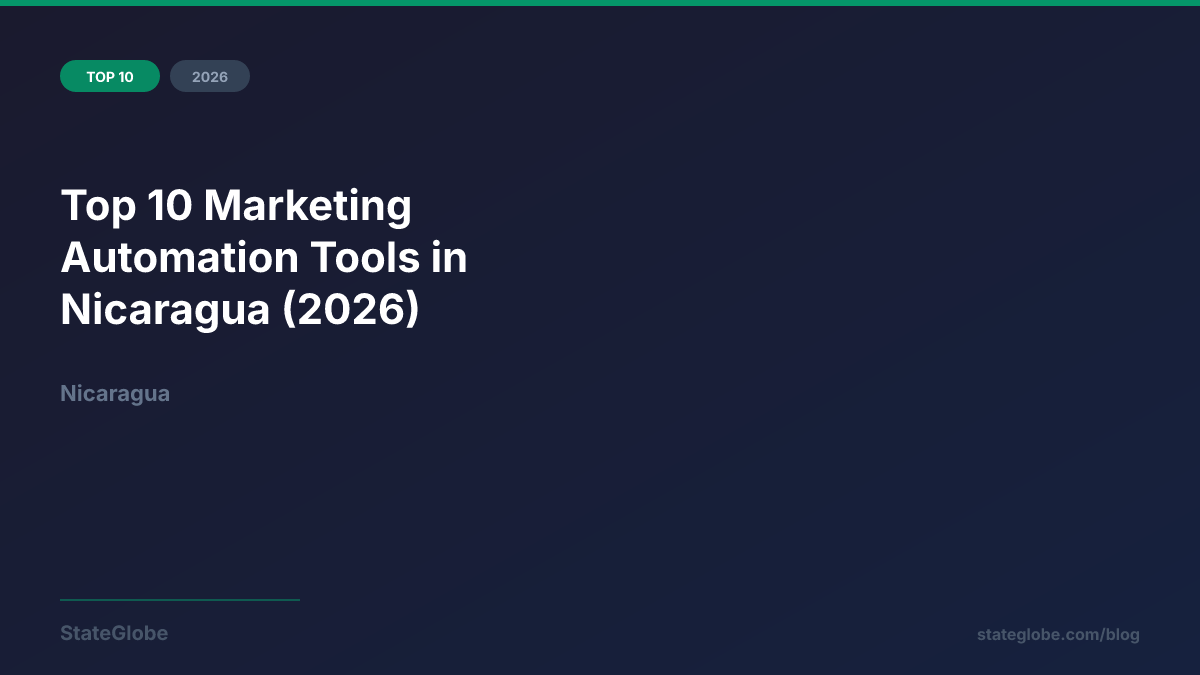 Top 10 Marketing Automation Tools in Nicaragua (2026)