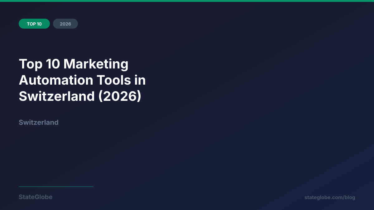 Top 10 Marketing Automation Tools in Switzerland (2026)