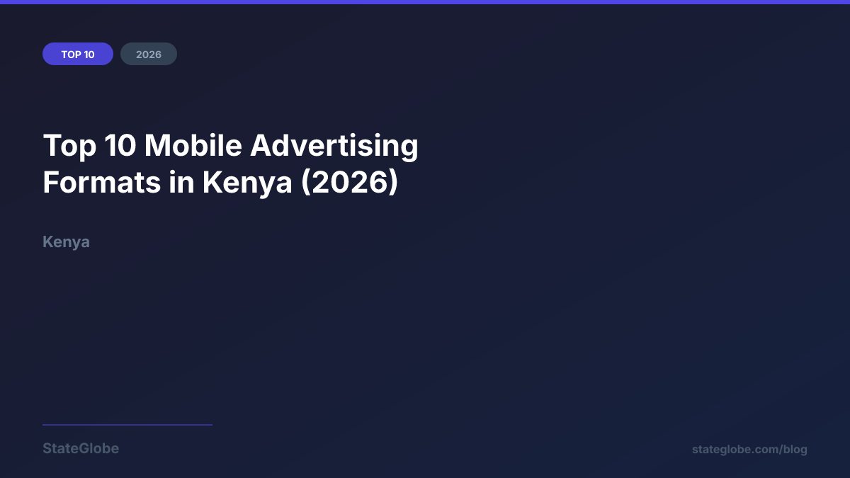 Top 10 Mobile Advertising Formats in Kenya (2026)