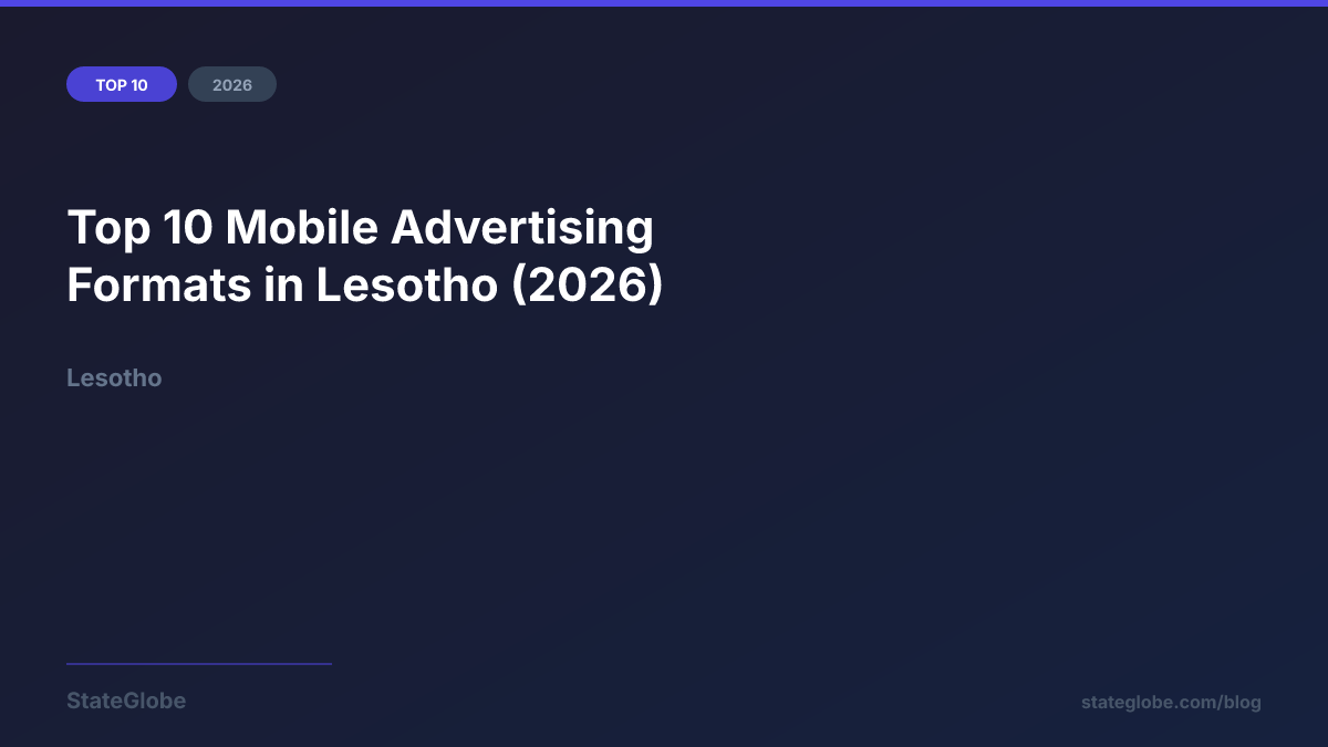 Top 10 Mobile Advertising Formats in Lesotho (2026)