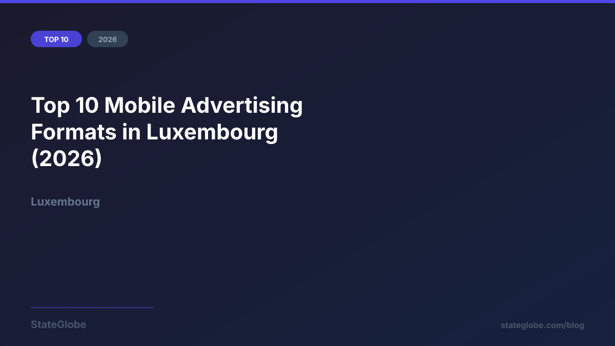 Top 10 Mobile Advertising Formats in Luxembourg (2026)
