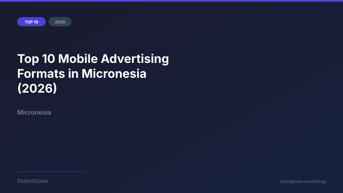 Top 10 Mobile Advertising Formats in Micronesia (2026)