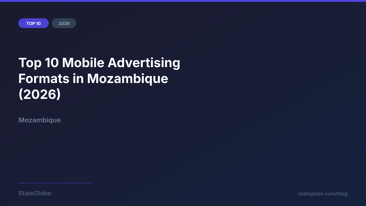 Top 10 Mobile Advertising Formats in Mozambique (2026)