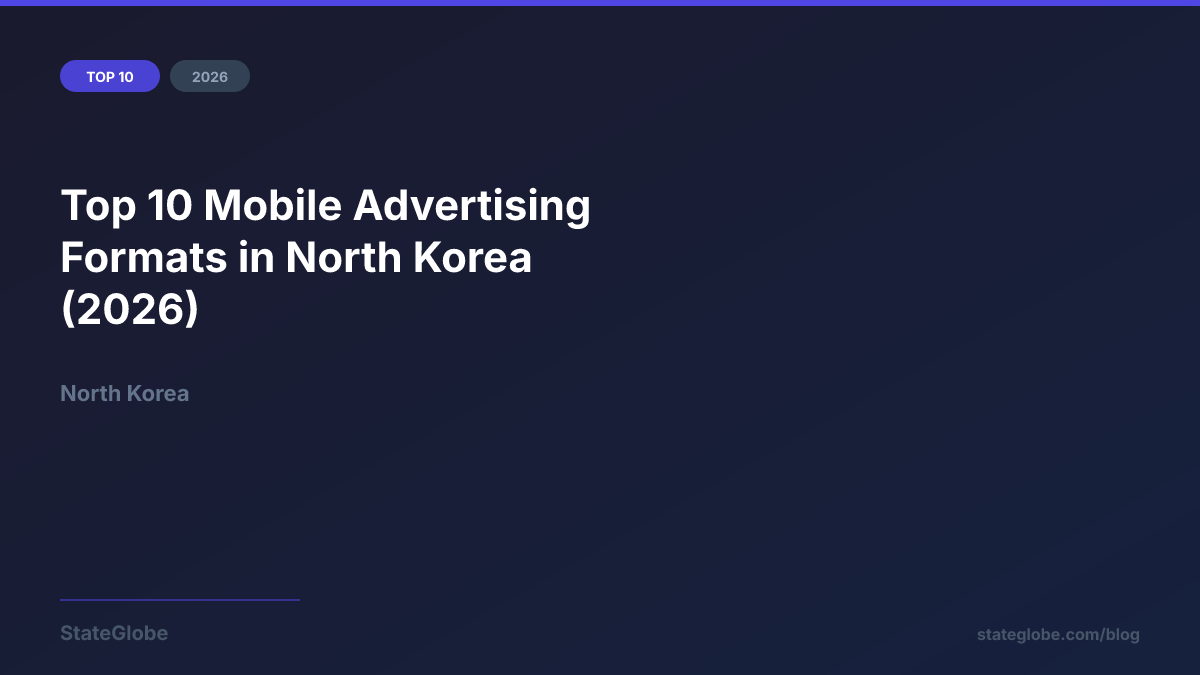Top 10 Mobile Advertising Formats in North Korea (2026)