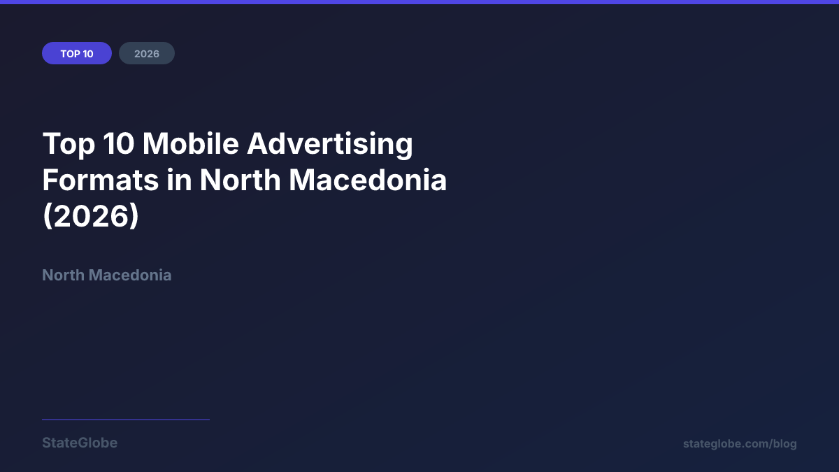 Top 10 Mobile Advertising Formats in North Macedonia (2026)