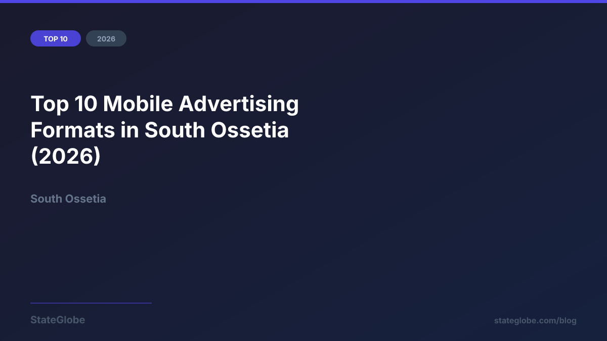 Top 10 Mobile Advertising Formats in South Ossetia (2026)
