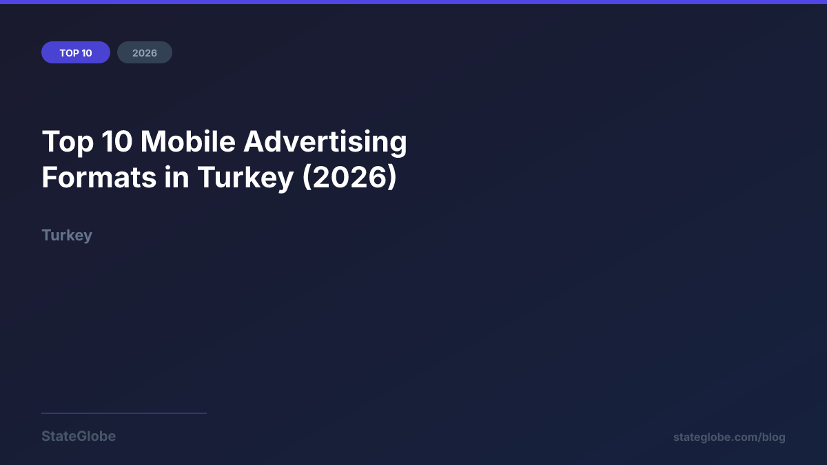 Top 10 Mobile Advertising Formats in Turkey (2026)