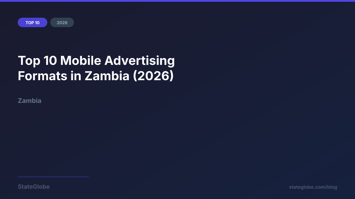 Top 10 Mobile Advertising Formats in Zambia (2026)