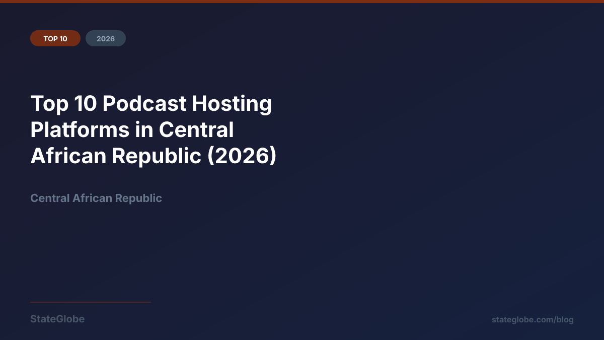 Top 10 Podcast Hosting Platforms in Central African Republic (2026)
