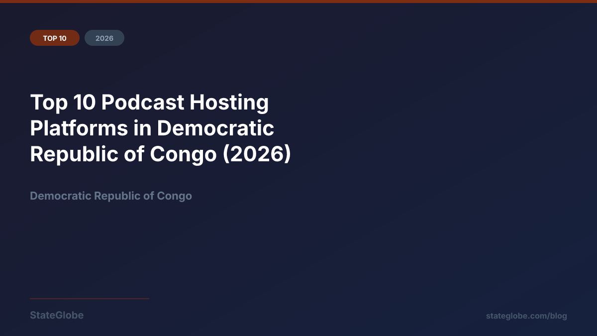 Top 10 Podcast Hosting Platforms in Democratic Republic of Congo (2026)