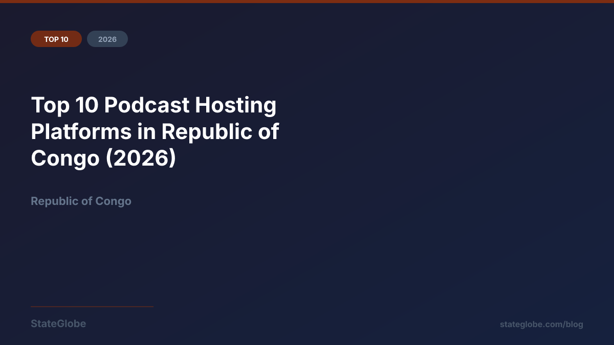 Top 10 Podcast Hosting Platforms in Republic of Congo (2026)