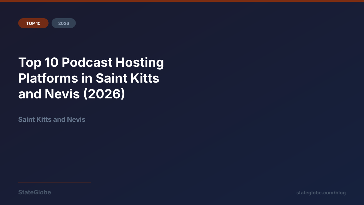 Top 10 Podcast Hosting Platforms in Saint Kitts and Nevis (2026)
