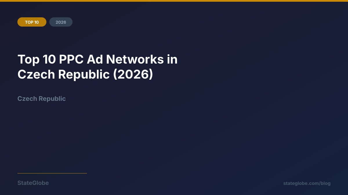 Top 10 PPC Ad Networks in Czech Republic (2026)