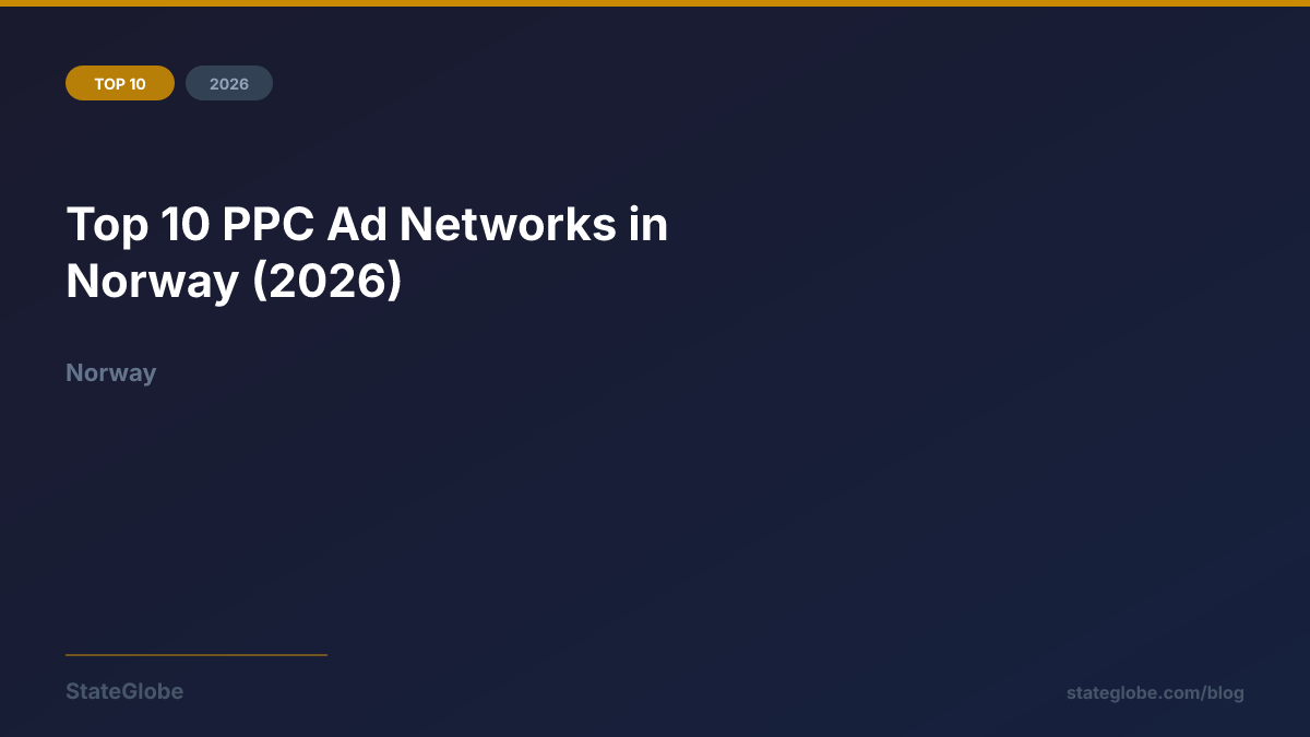 Top 10 PPC Ad Networks in Norway (2026)