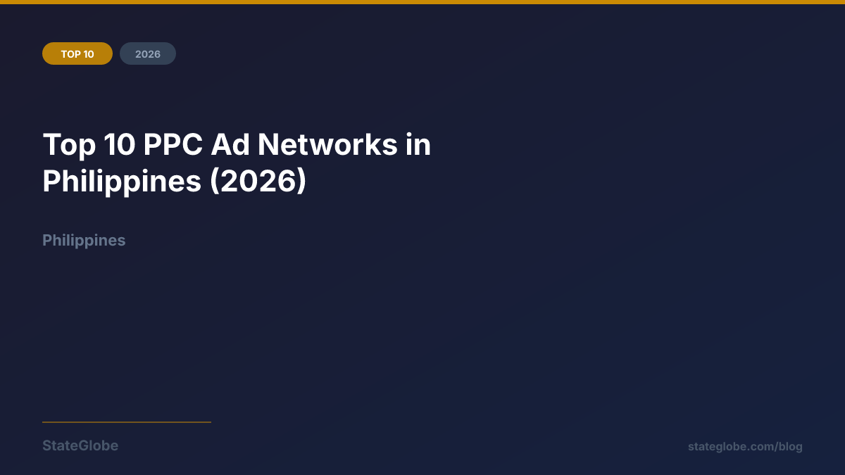 Top 10 PPC Ad Networks in Philippines (2026)