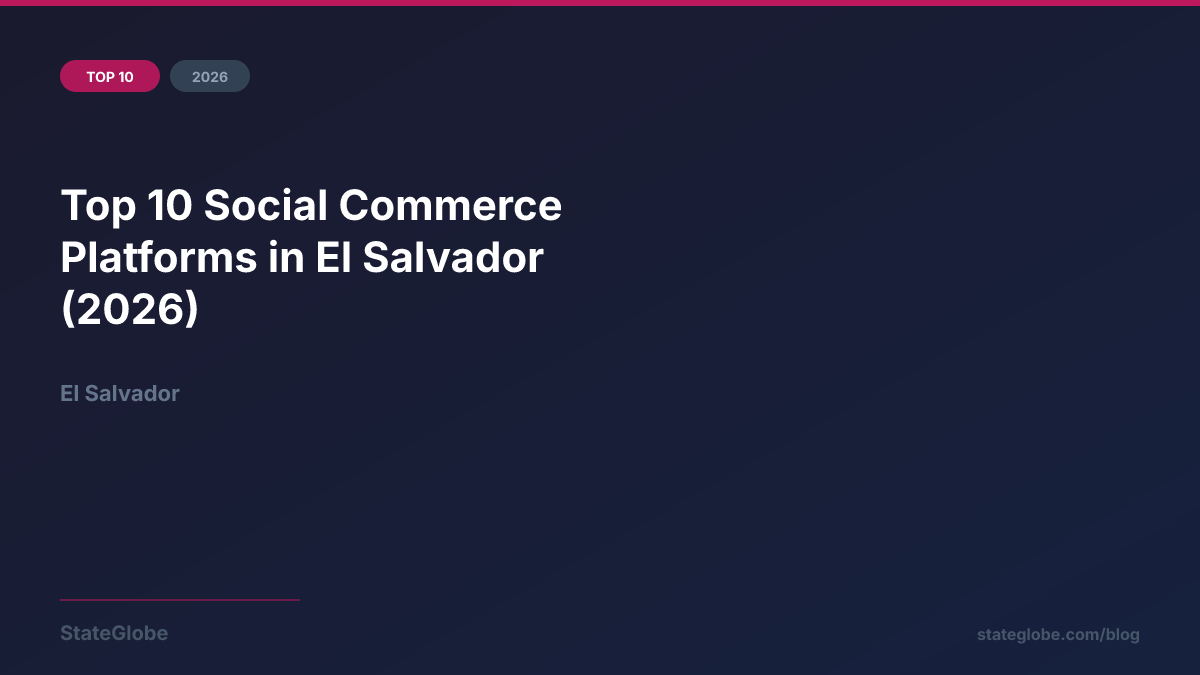 Top 10 Social Commerce Platforms in El Salvador (2026)