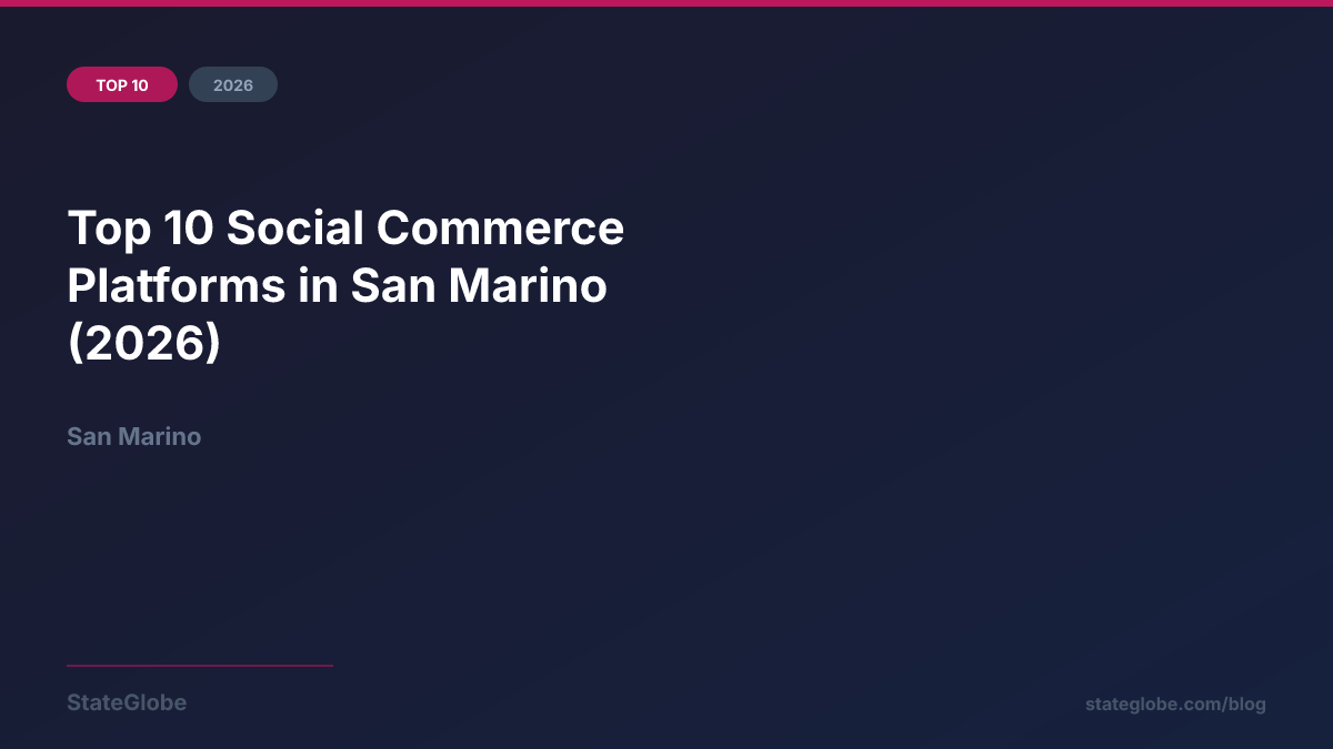 Top 10 Social Commerce Platforms in San Marino (2026)