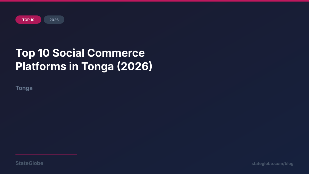 Top 10 Social Commerce Platforms in Tonga (2026)