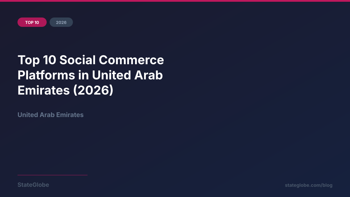 Top 10 Social Commerce Platforms in United Arab Emirates (2026)