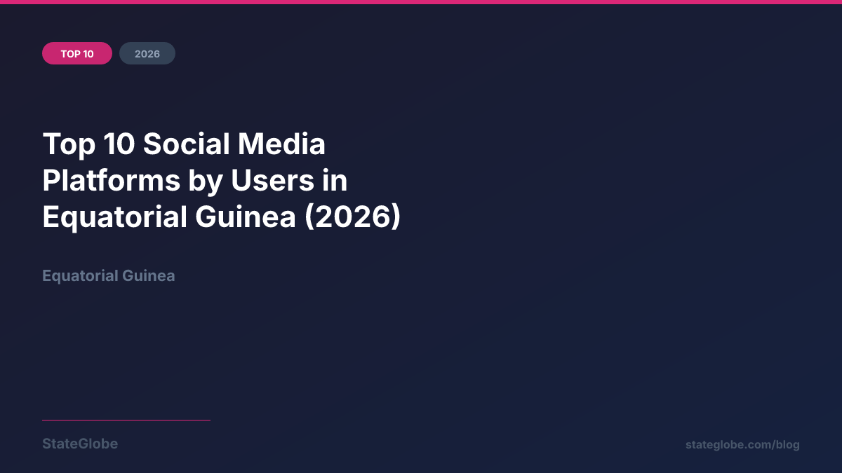 Top 10 Social Media Platforms by Users in Equatorial Guinea (2026)