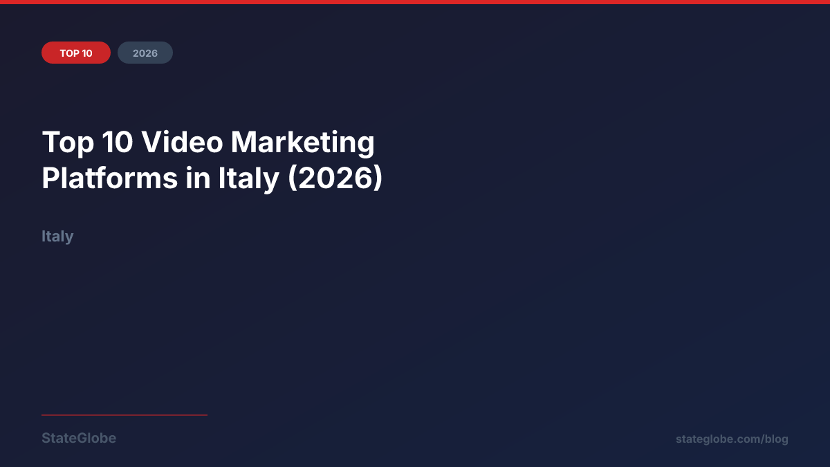 Top 10 Video Marketing Platforms in Italy (2026)