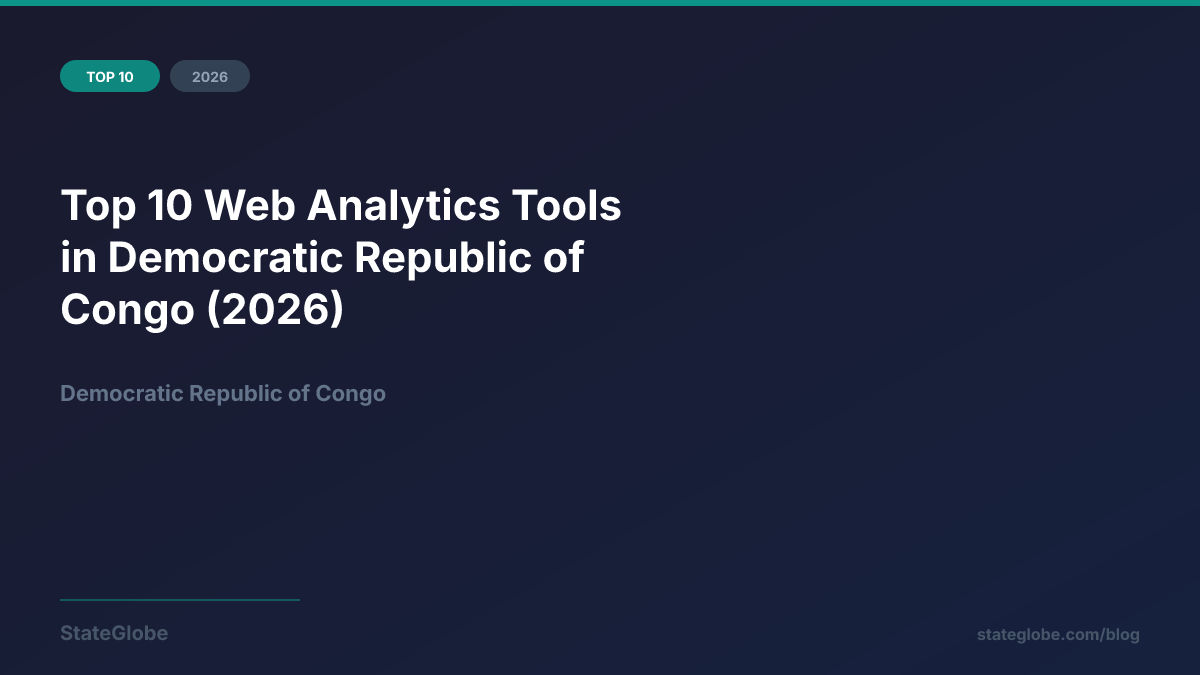 Top 10 Web Analytics Tools in Democratic Republic of Congo (2026)