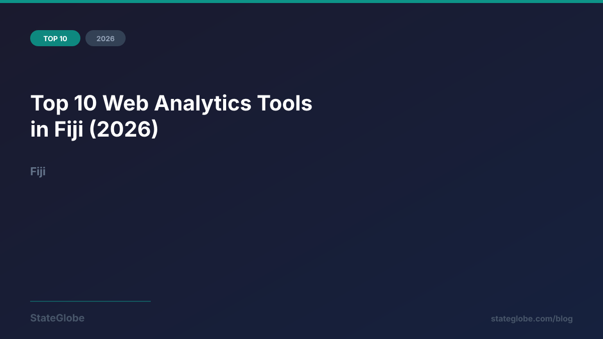 Top 10 Web Analytics Tools in Fiji (2026)