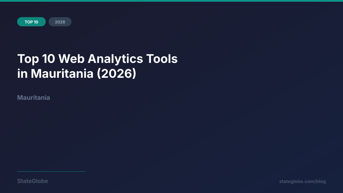 Top 10 Web Analytics Tools in Mauritania (2026)