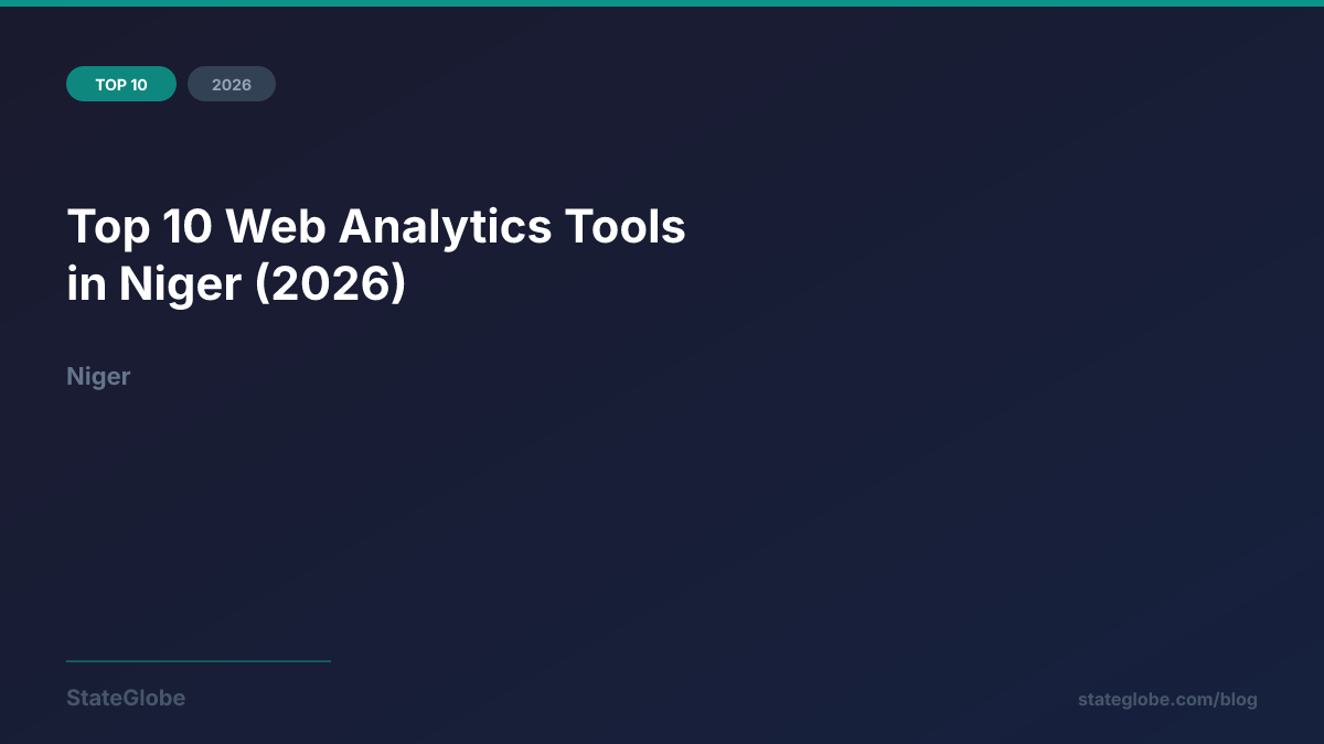 Top 10 Web Analytics Tools in Niger (2026)