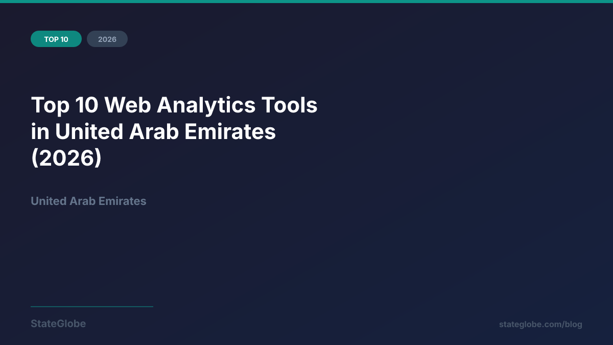 Top 10 Web Analytics Tools in United Arab Emirates (2026)