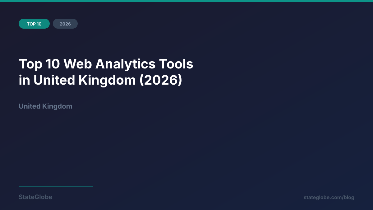 Top 10 Web Analytics Tools in United Kingdom (2026)