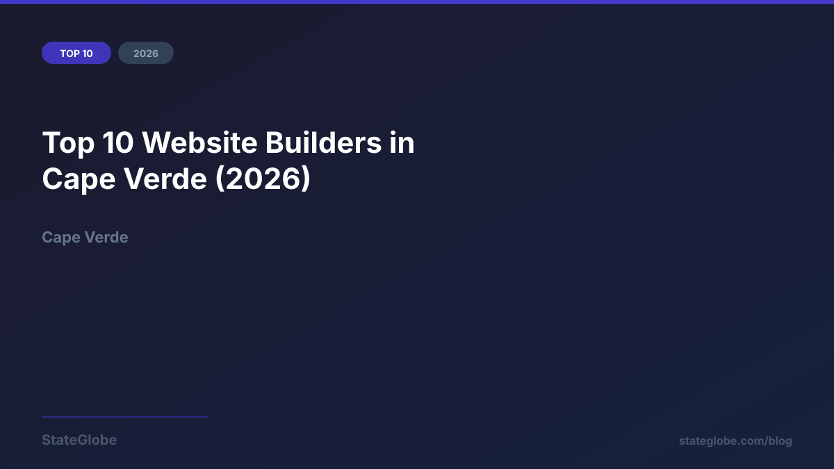 Top 10 Website Builders in Cape Verde (2026)