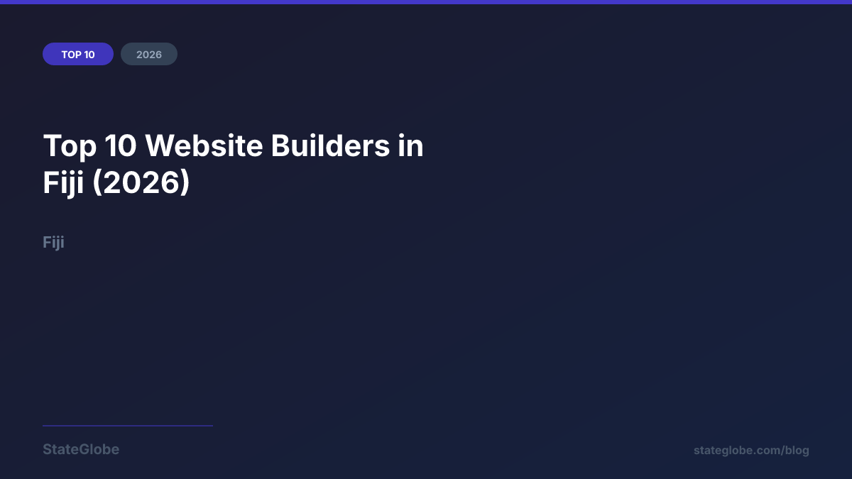 Top 10 Website Builders in Fiji (2026)