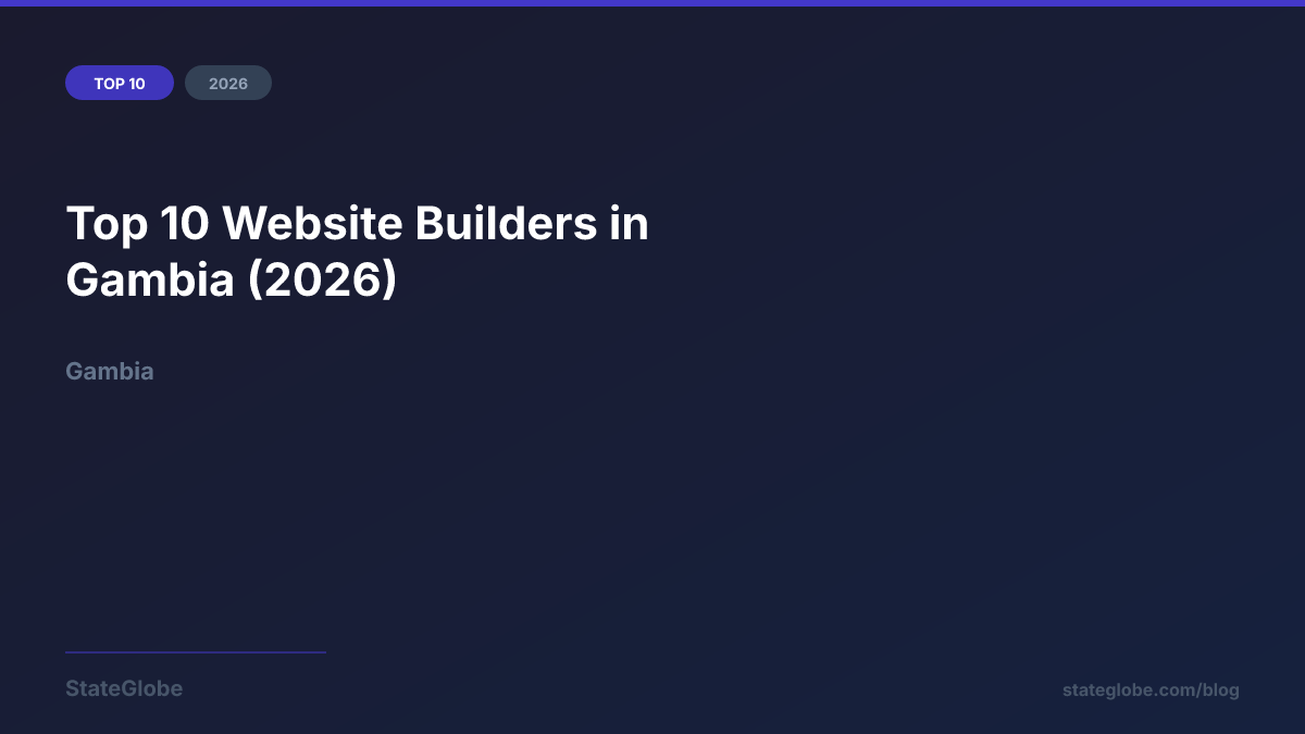 Top 10 Website Builders in Gambia (2026)