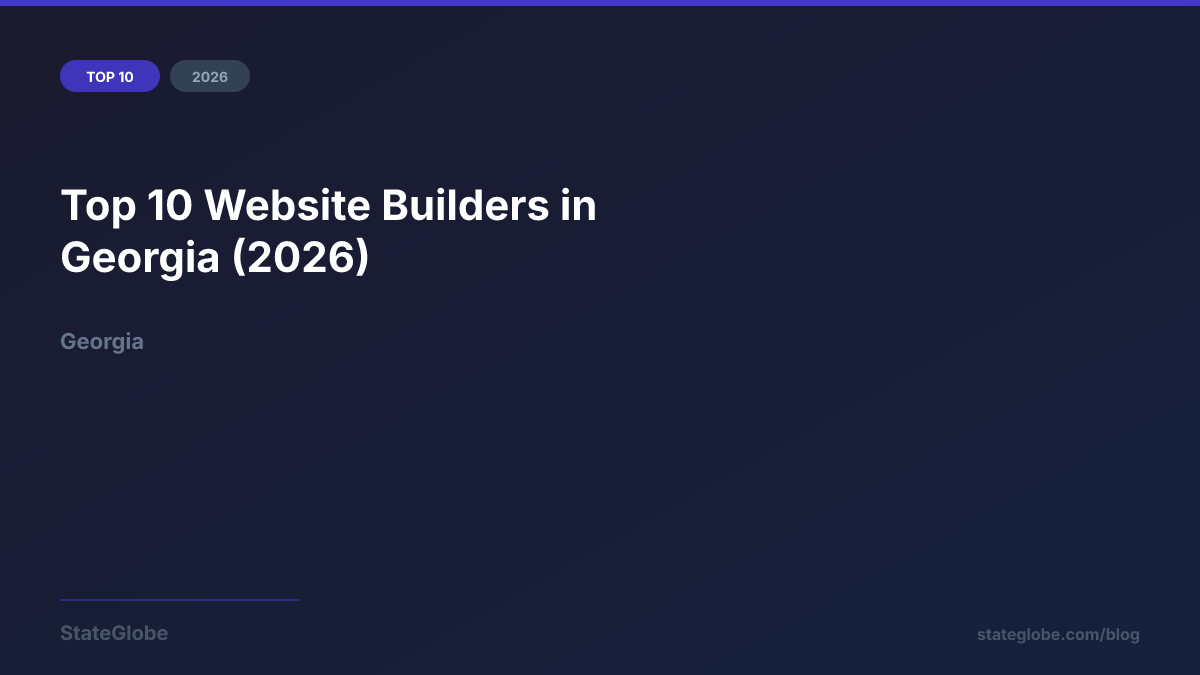 Top 10 Website Builders in Georgia (2026)