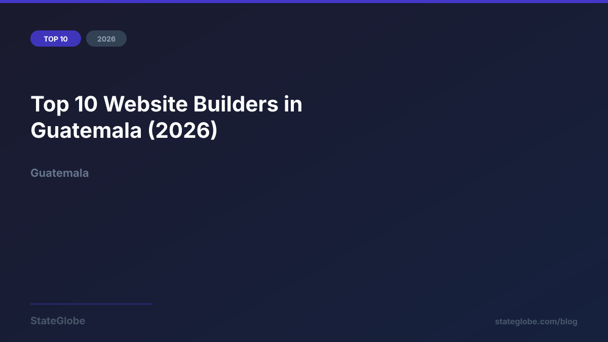 Top 10 Website Builders in Guatemala (2026)