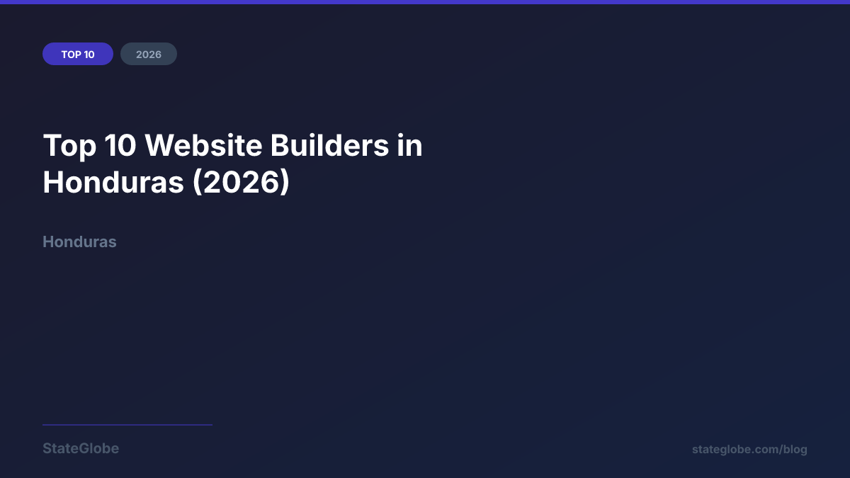 Top 10 Website Builders in Honduras (2026)