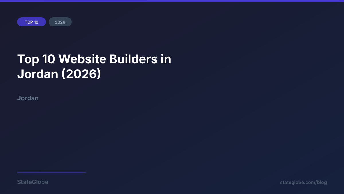 Top 10 Website Builders in Jordan (2026)