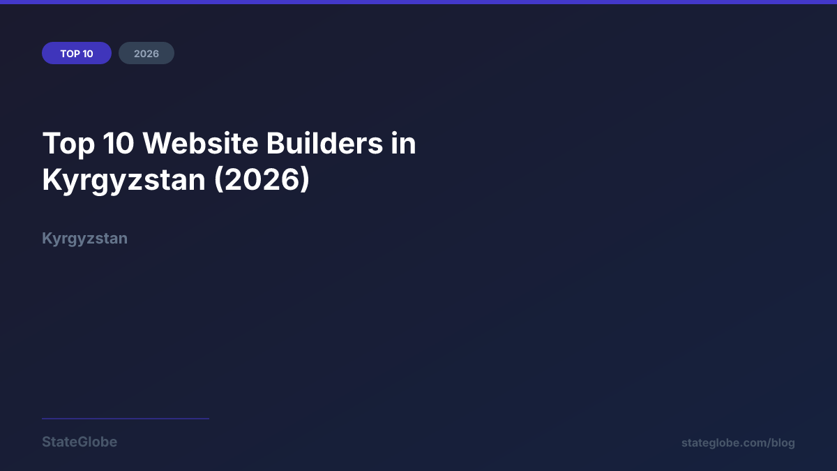 Top 10 Website Builders in Kyrgyzstan (2026)