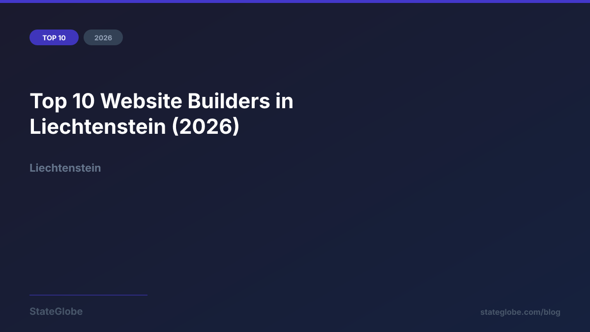 Top 10 Website Builders in Liechtenstein (2026)