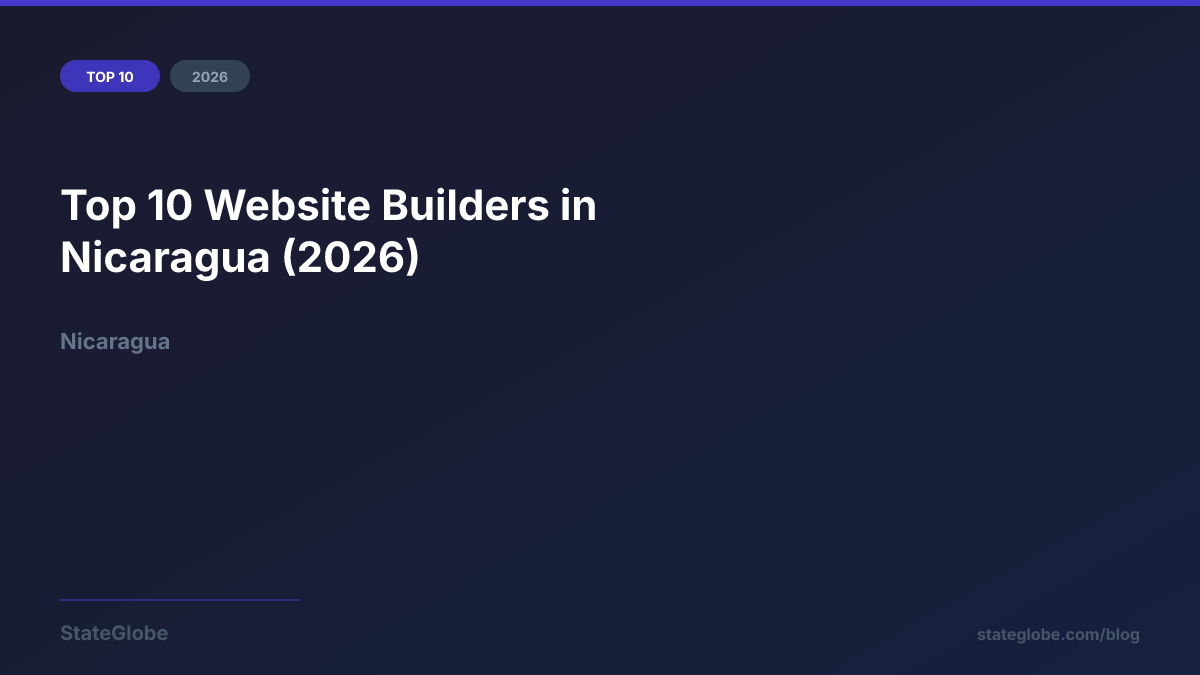 Top 10 Website Builders in Nicaragua (2026)