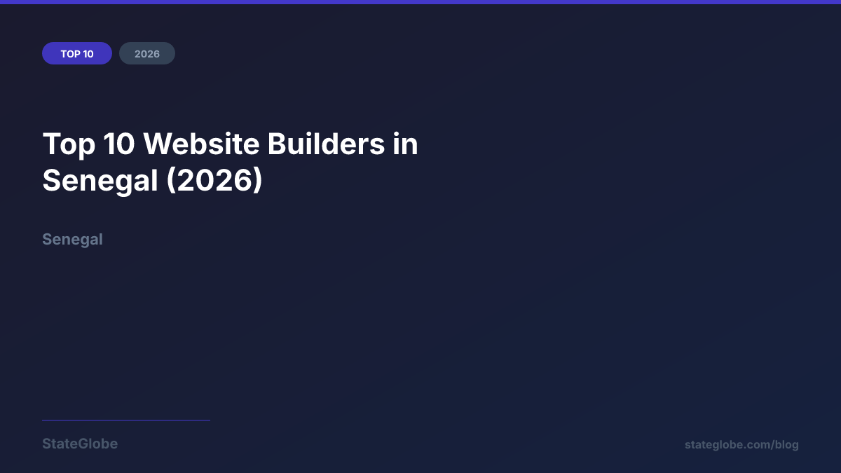 Top 10 Website Builders in Senegal (2026)