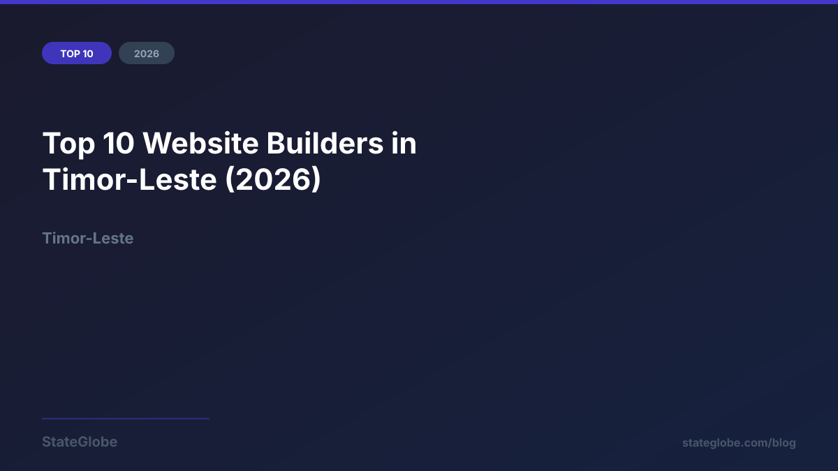 Top 10 Website Builders in Timor-Leste (2026)
